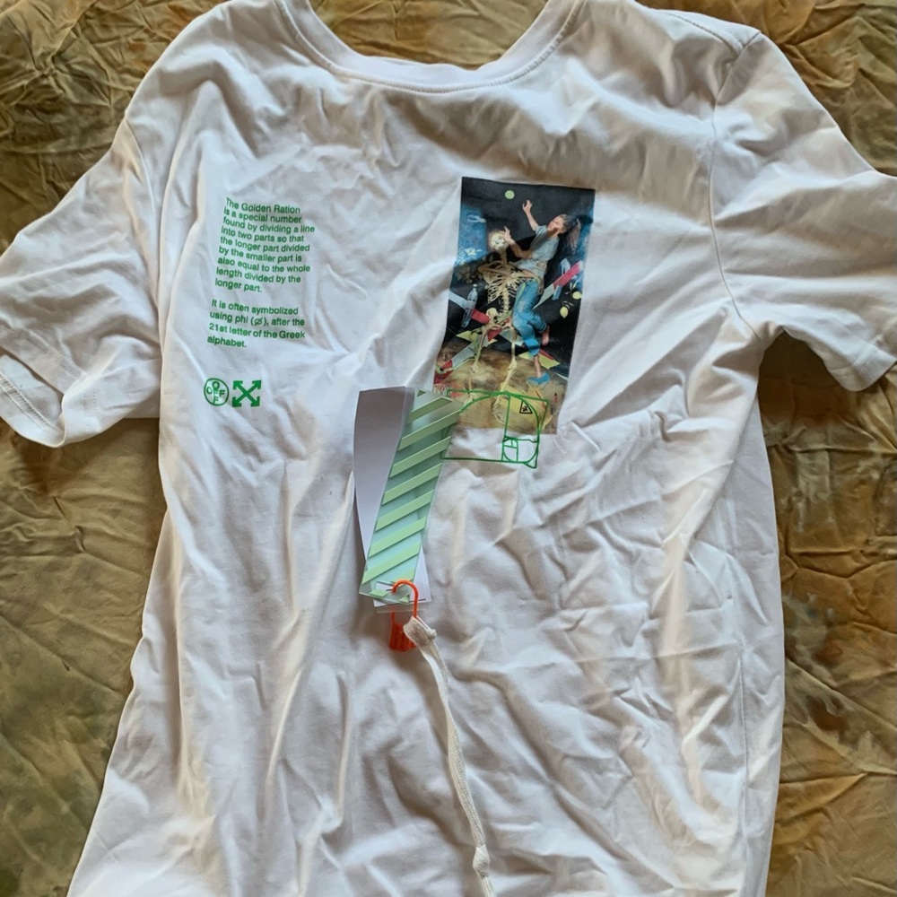 Off White “Golden Ratio” graphic T